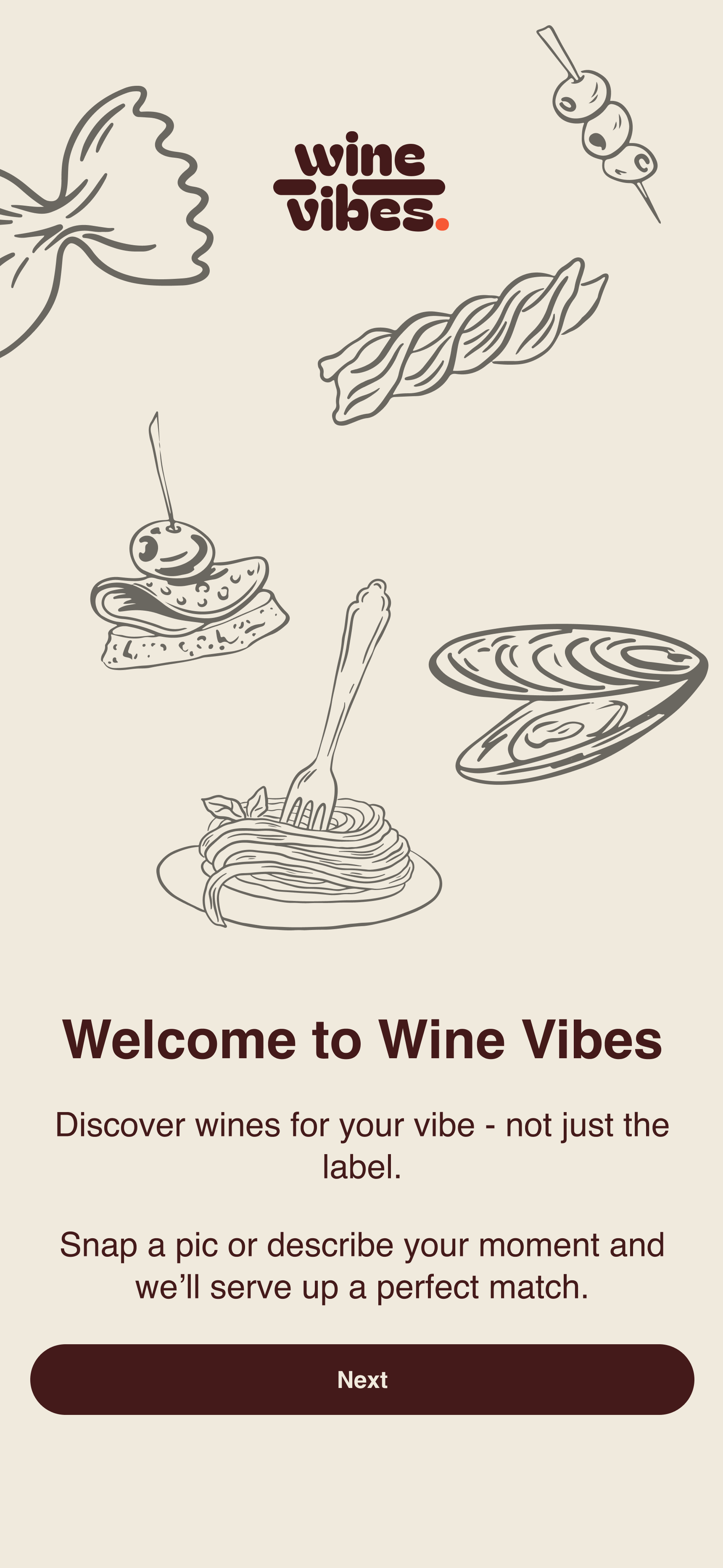WineVibes onboarding 1